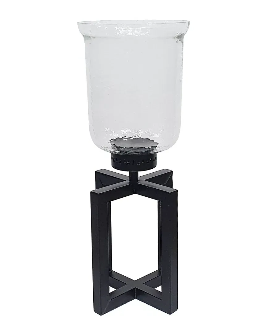 Small Candle Holder - Black, Glass image