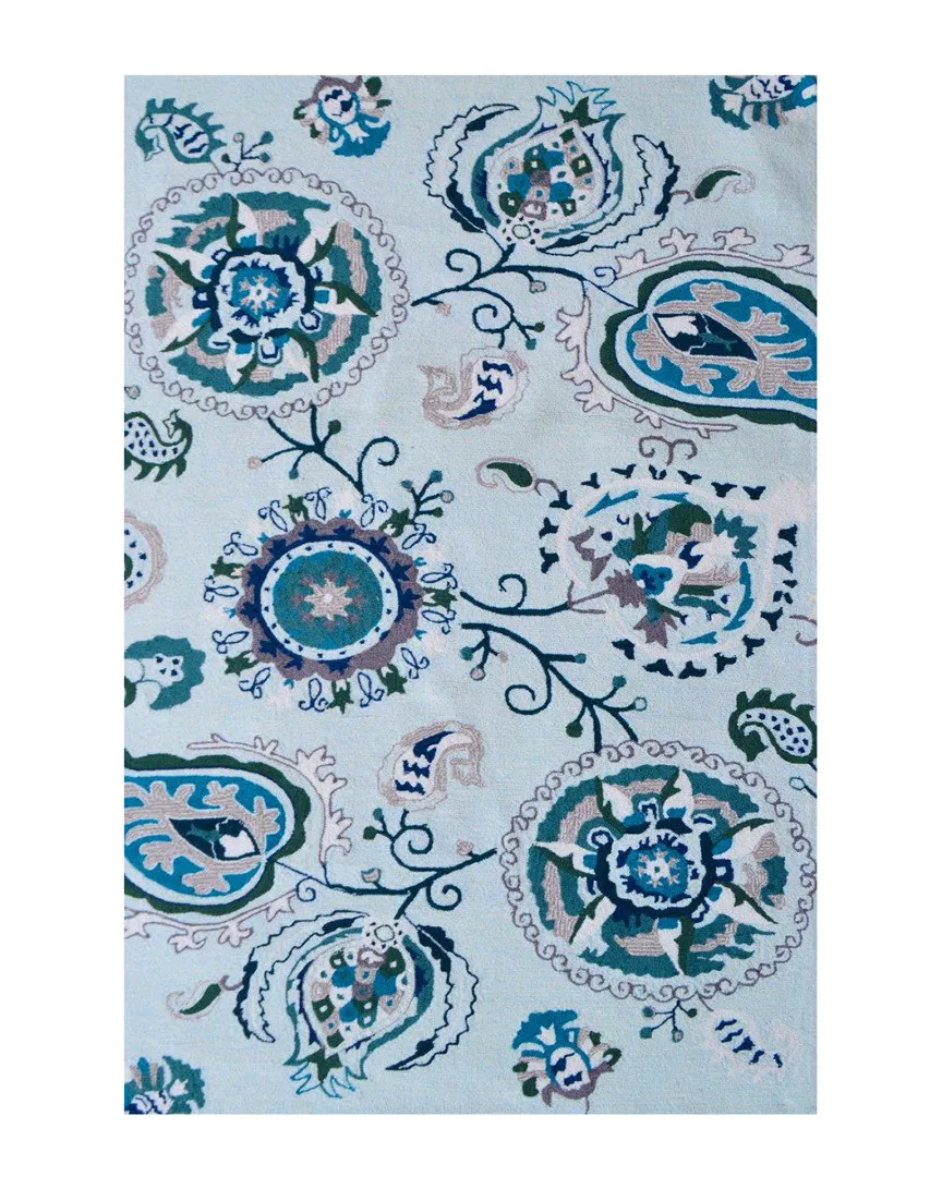 Suzano Hand-Made Indoor/Outdoor Rug - Ivory, Polyester