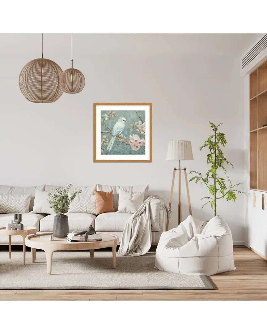 Andrea Haase White Chinoiserie Bird Spring Vibes Wall Art image