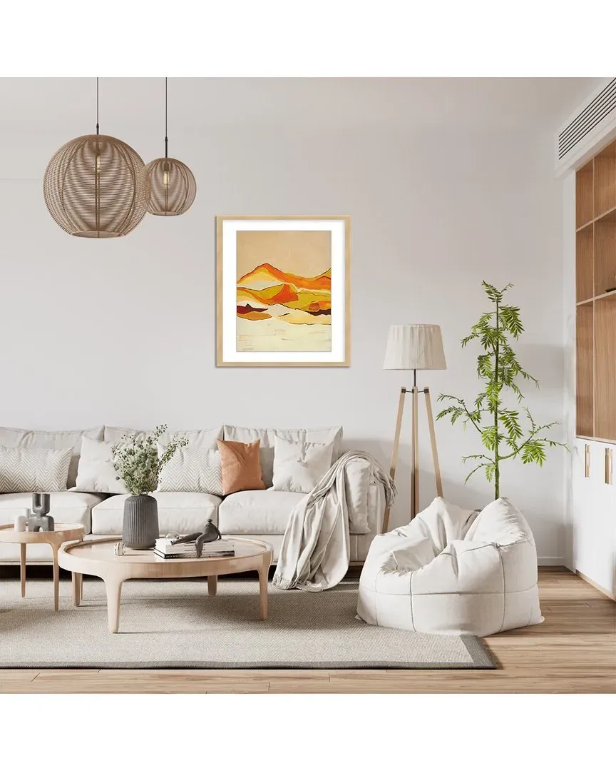 ChiCi Décor Dawn's Horizon Framed Wall Art - Natural