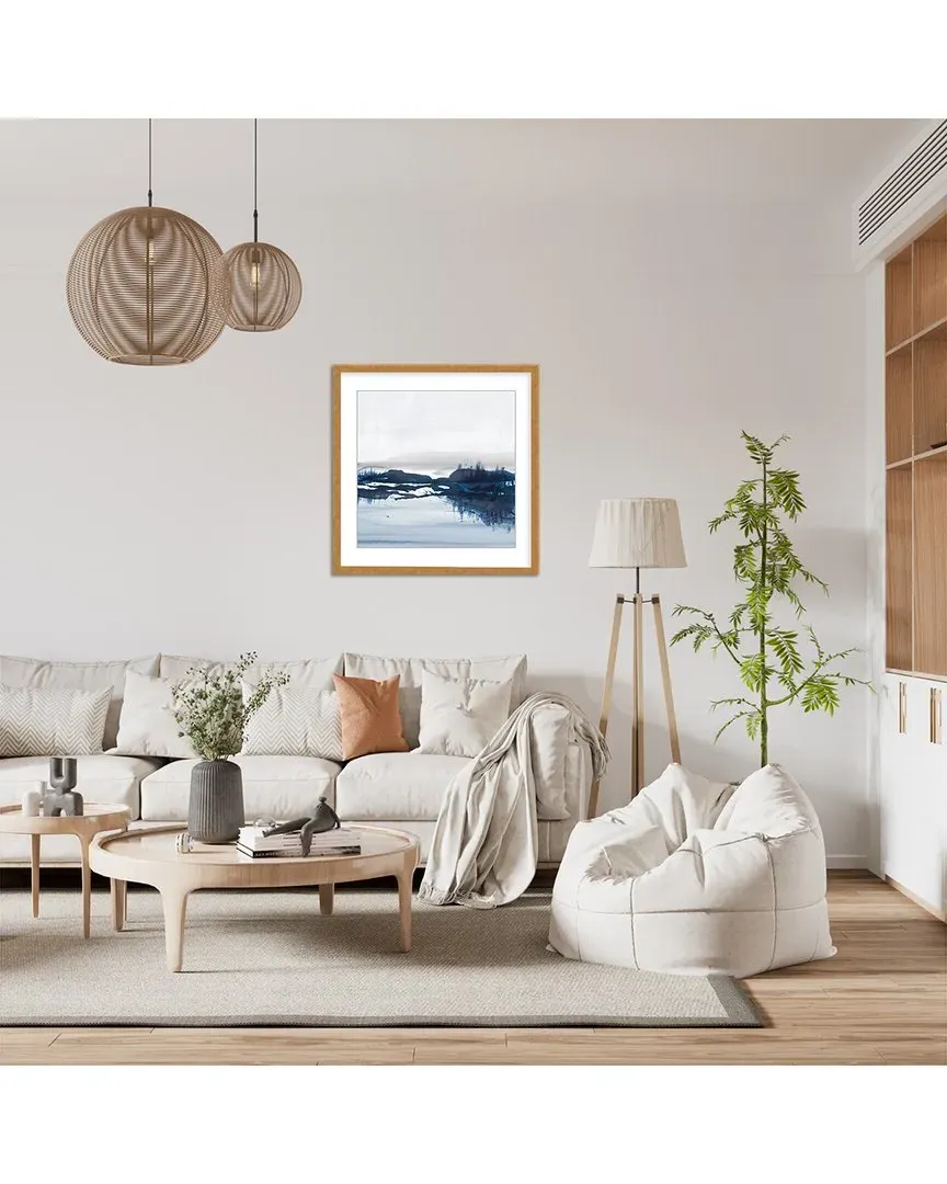 Dan Hobday Sea View Wall Art - Gold Frame image