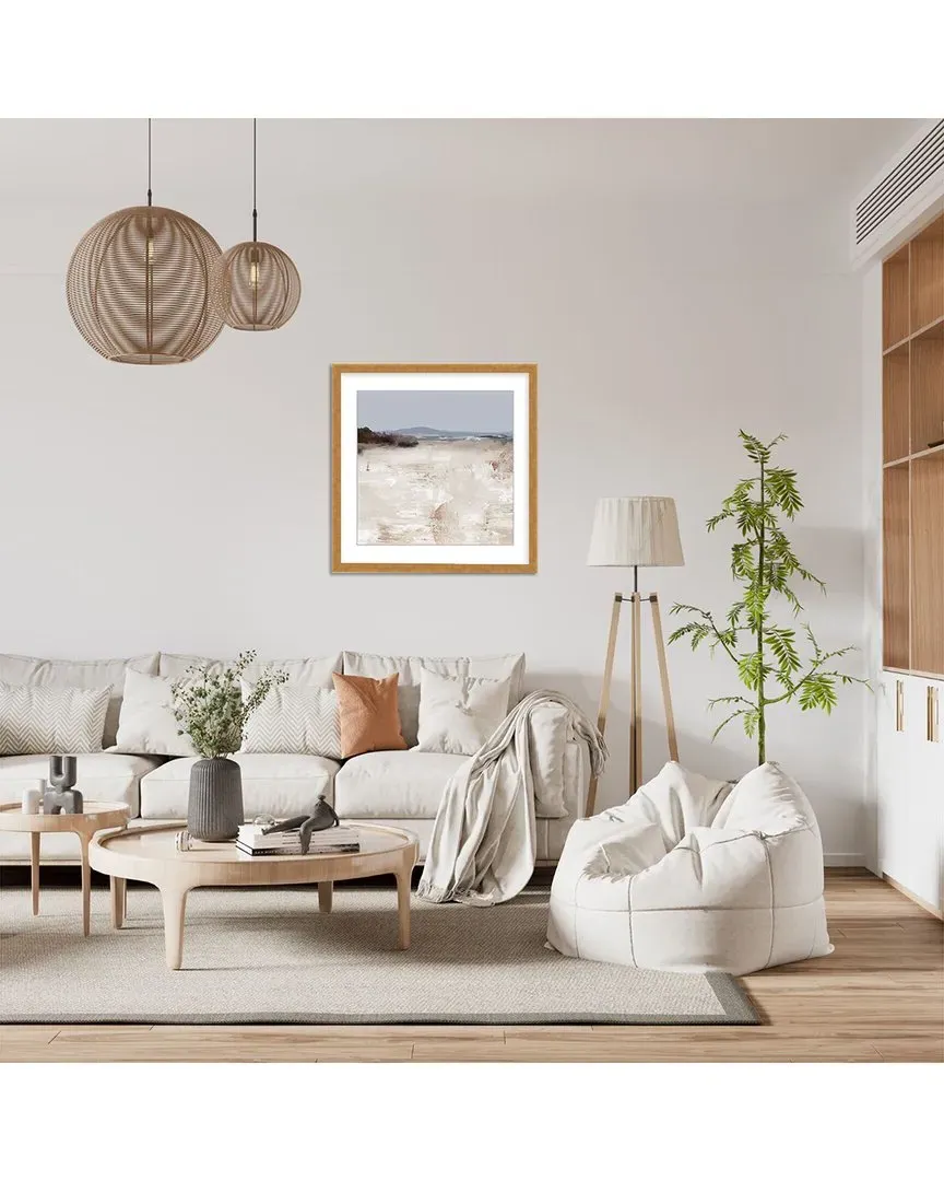 Dan Hobday Stream Wall Art - Gold Frame