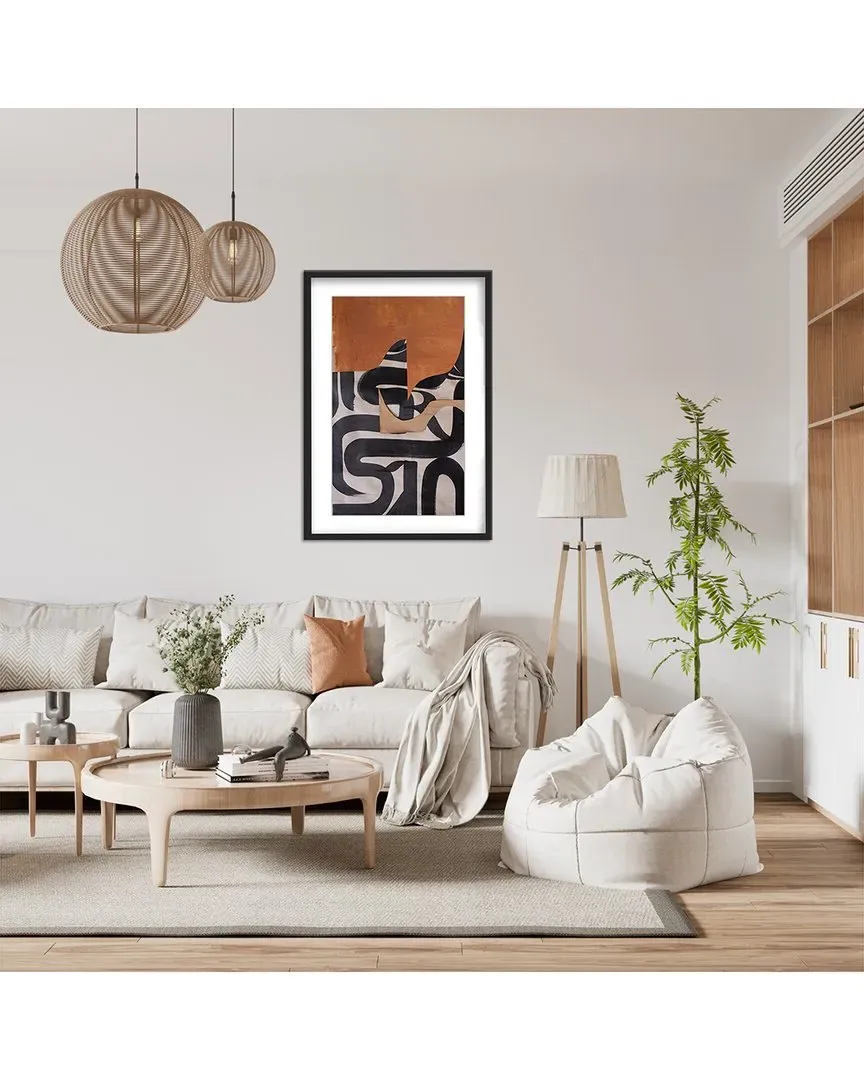 Gai Symphony of Abstraction Wall Art - Black Frame image