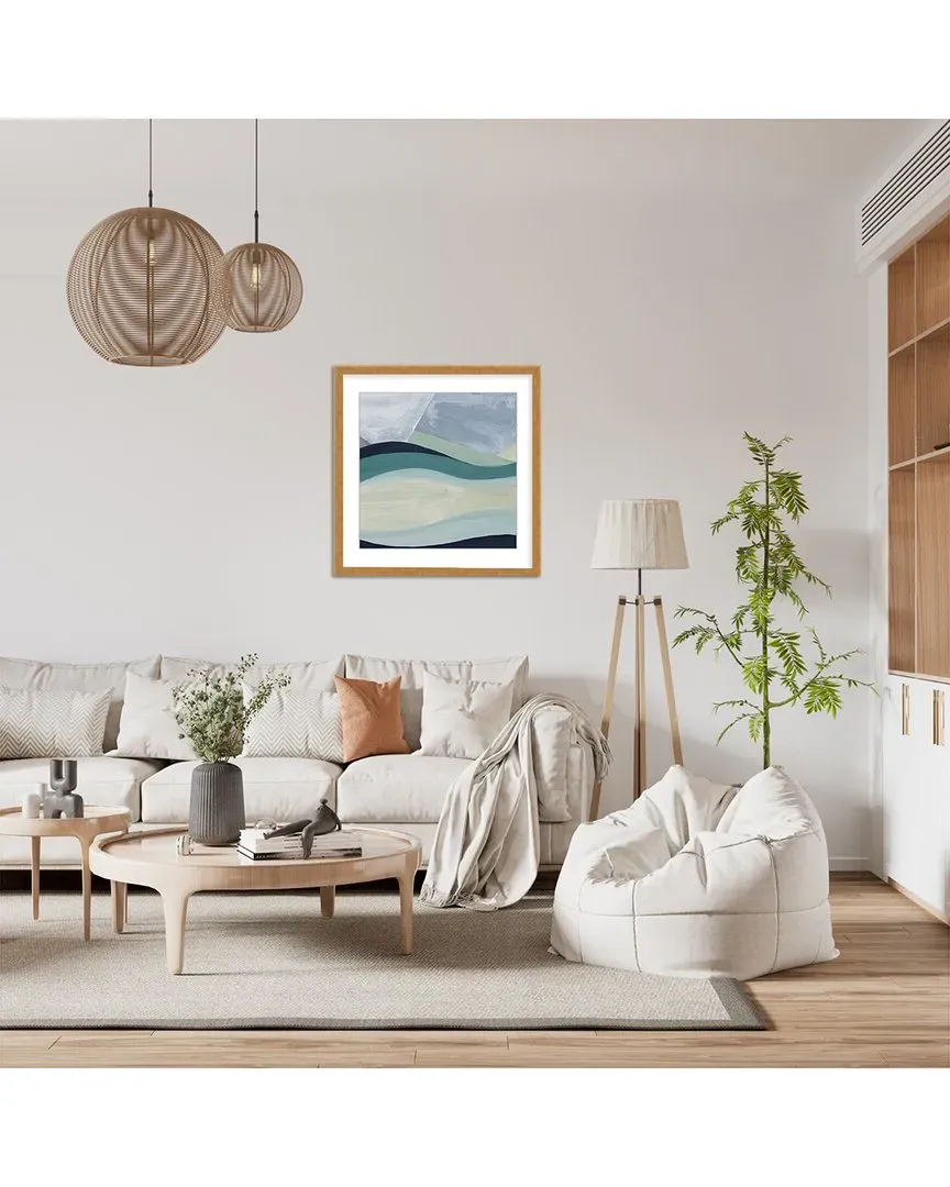 GypseaVillage Serene Waters Abstract Seaside Wall Art - Gold