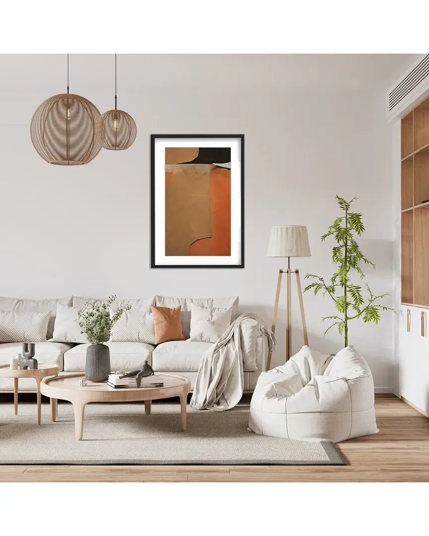 Harmony in Abstraction Gai Wall Art - Black Frame