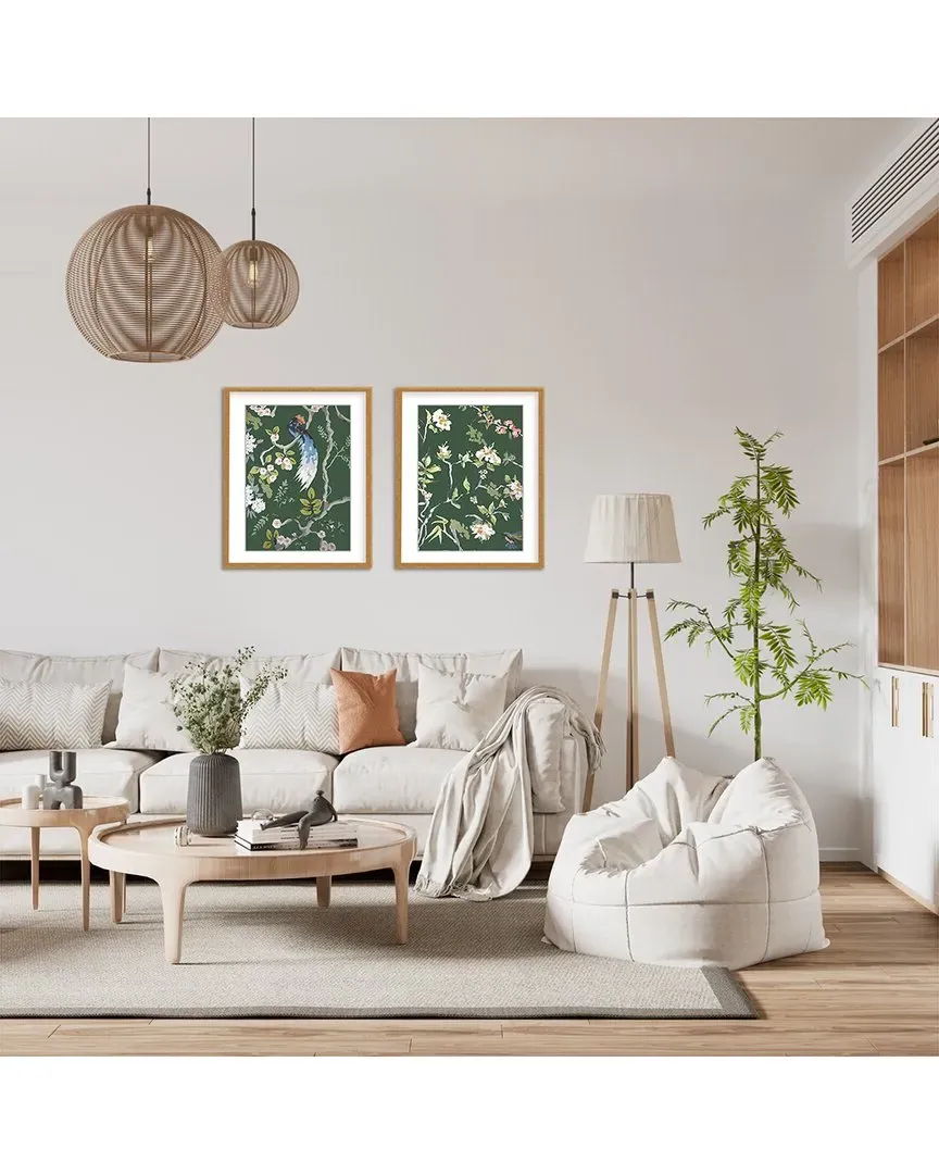 Jenny Westenhofer Dining Room Walls Diptych Wall Art - Gold Frame