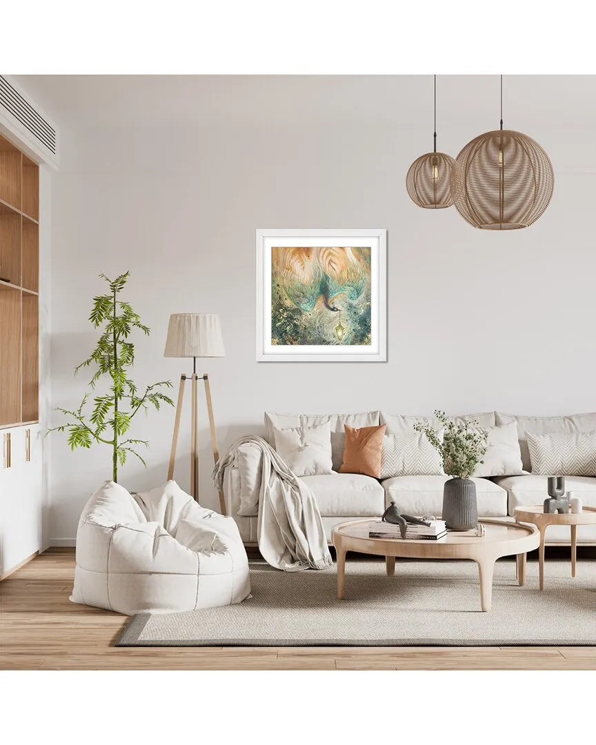 Lighting the Path Wall Art - White Frame image