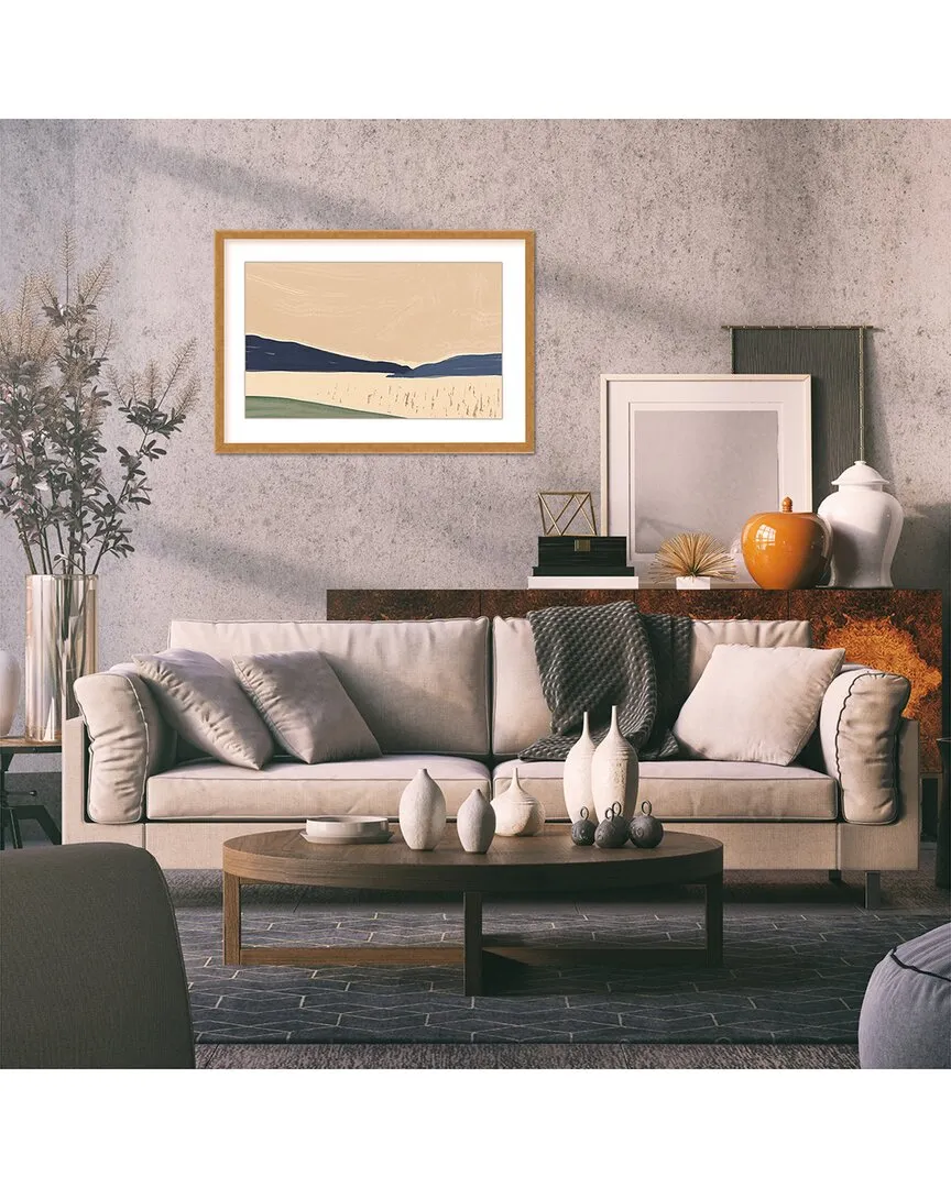 Little Dean Sakura Dreams Wall Art - Gold Frame image