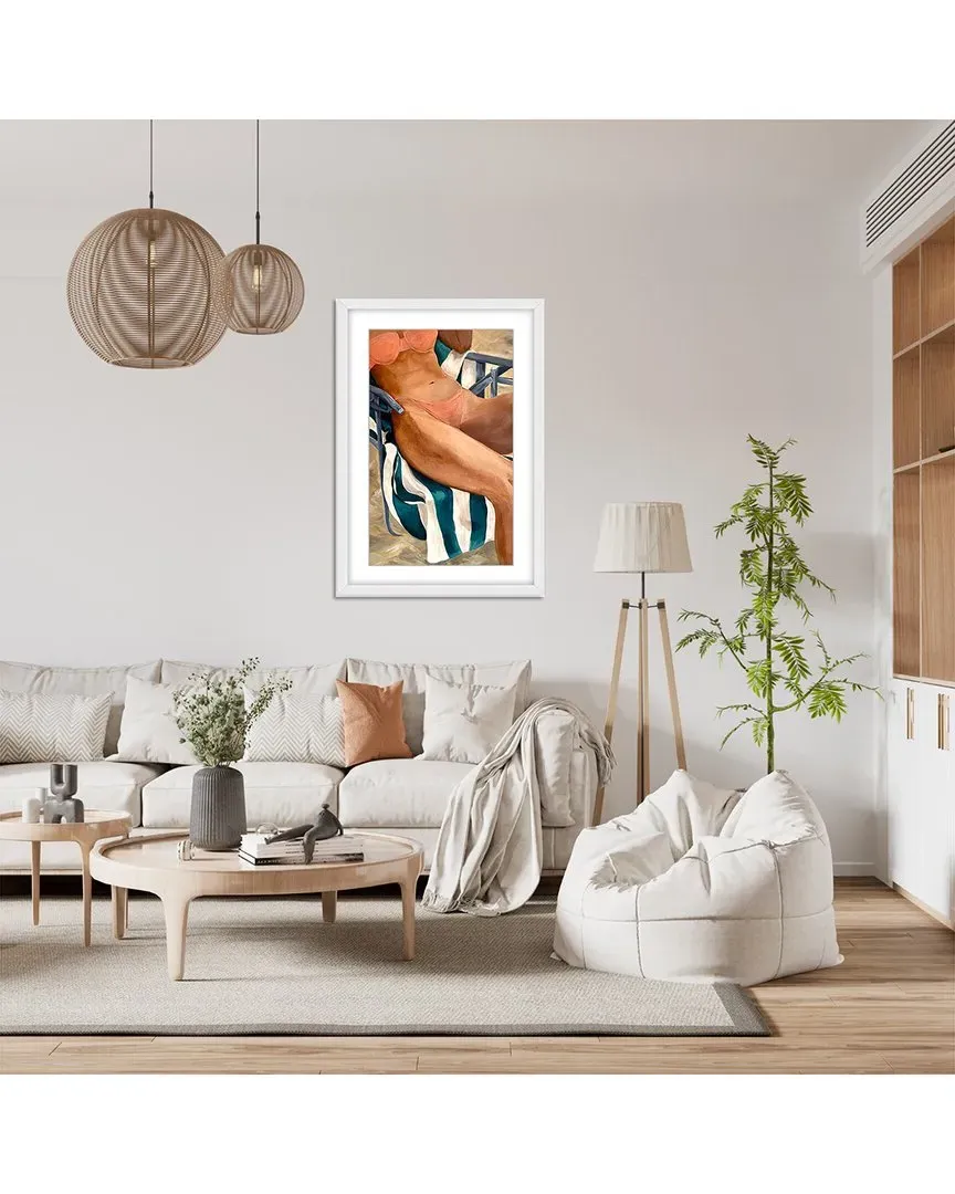 Marina Dorgan Riviera Retreat Wall Art - Gold Frame image