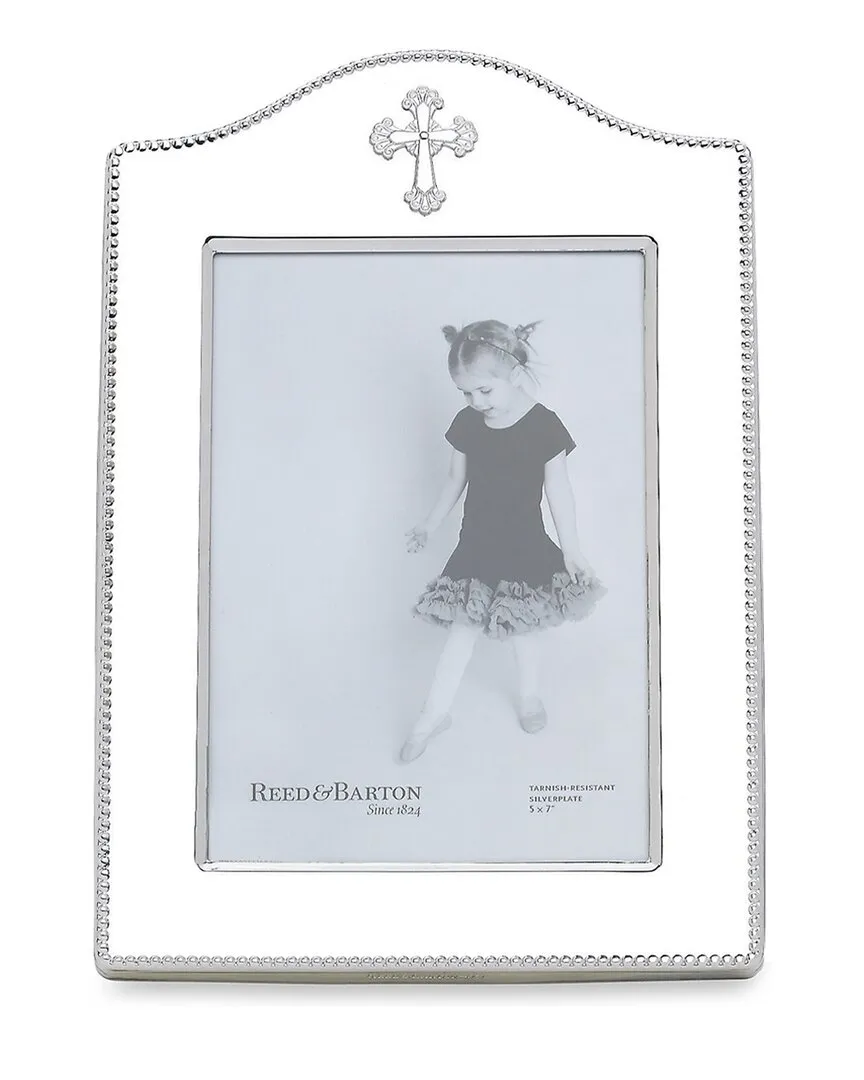 Abbey Cross 4x6 Picture Frame - Metallic, Silverplate image
