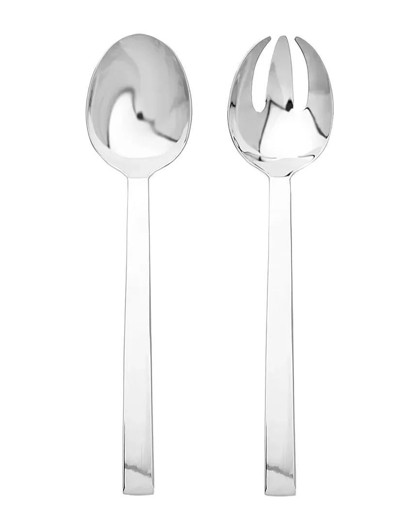 Rapallo 2-Piece Salad Serving Set - Stainless Steel image