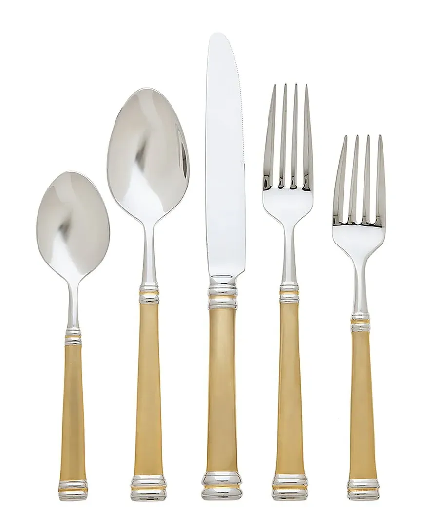 Royal Bramasole 5-Piece Flatware Set - Gold Plated Steel image