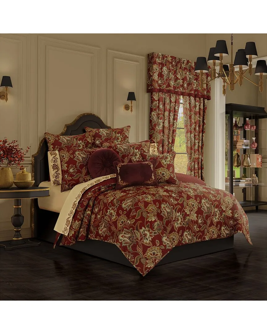 Montecito Full Size Quilt Set - Red, Polyester image