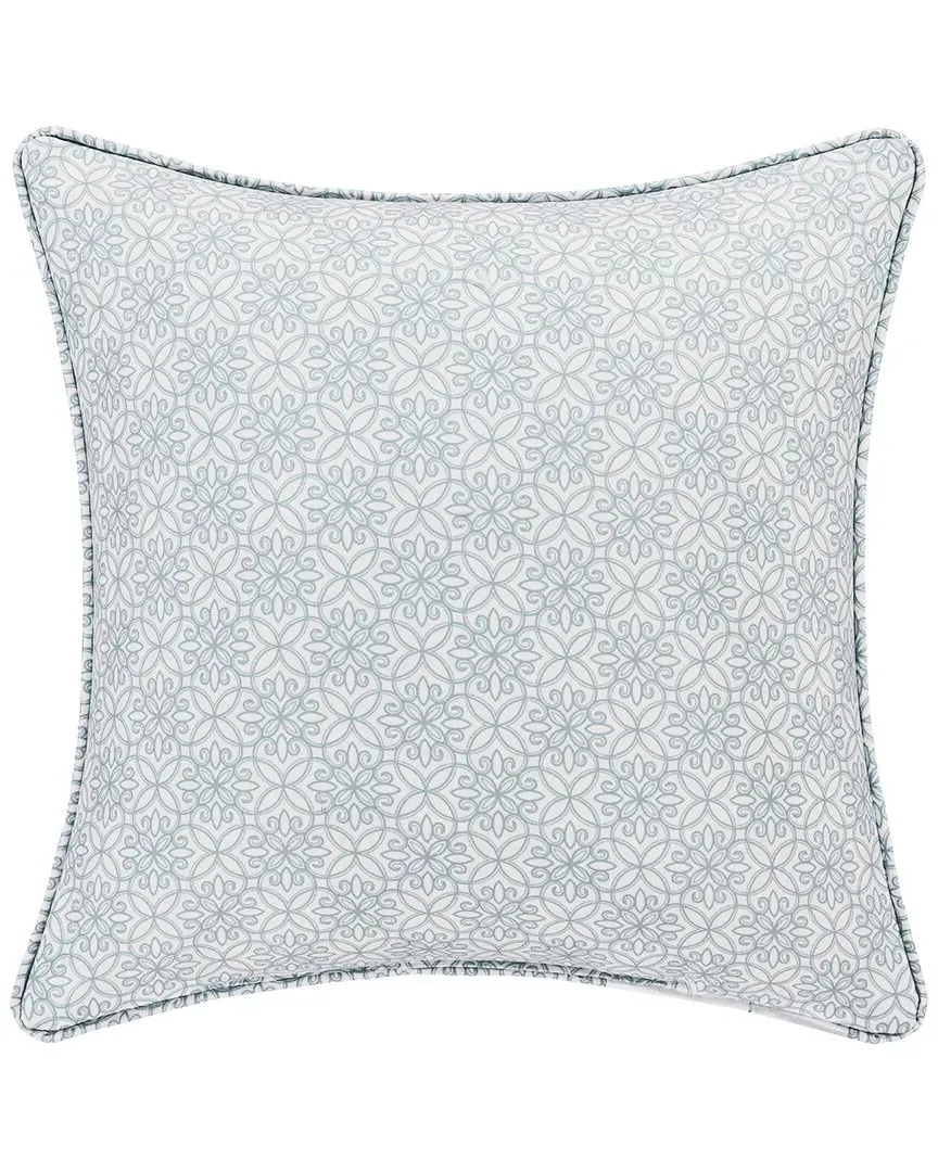 Trilogy Square Throw Pillow - Blue, Polyester image