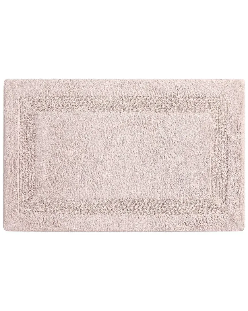 Cotton Bath Rug with Anti-Slip Backing - Blush image
