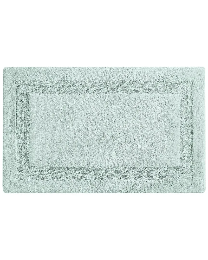 Cotton Bath Rug with Anti-Slip Backing - Sea Mist