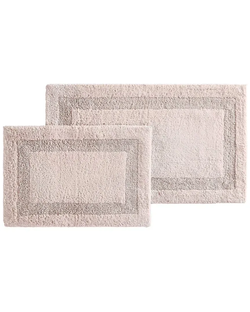 Set of 2 Bath Rugs - Blush, Cotton