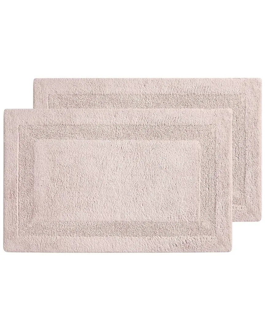 Set of 2 Bath Rugs - Blush, Cotton image