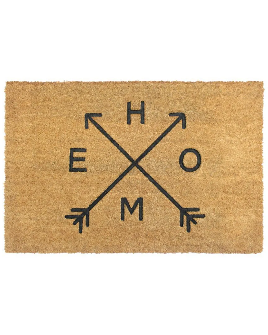 Natural Arrows Coir Doormat - Natural image