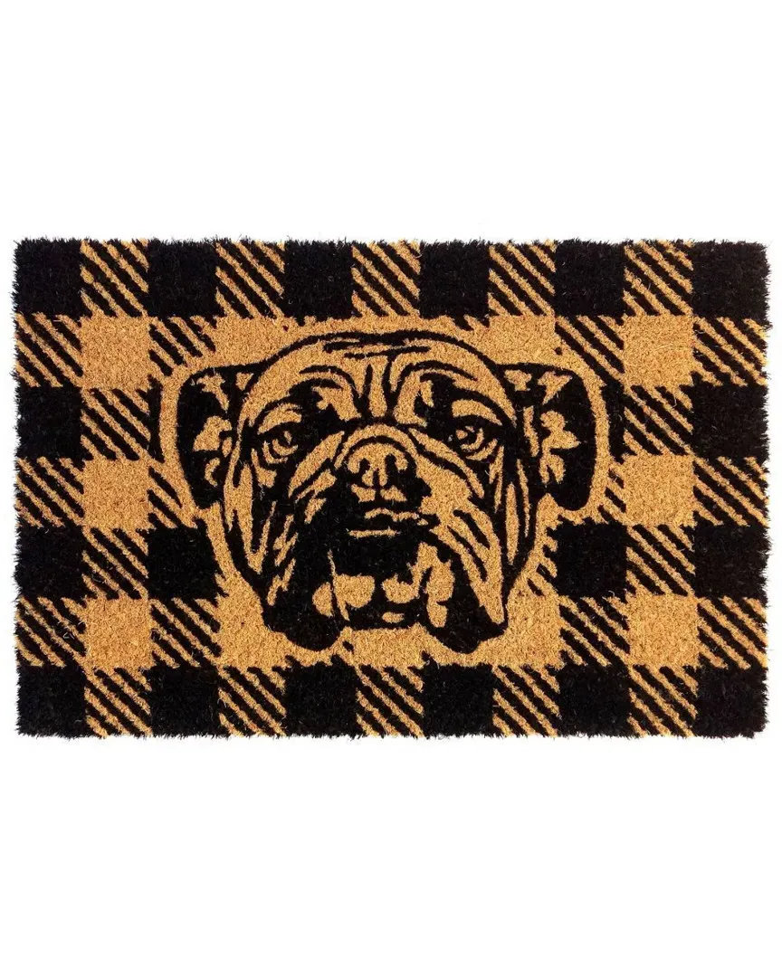 Pug Doormat - Natural image