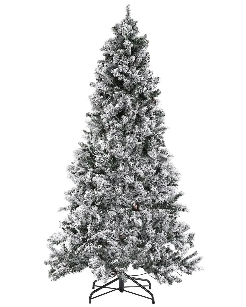 7.5Ft Pre-Lit Artificial Christmas Tree - White