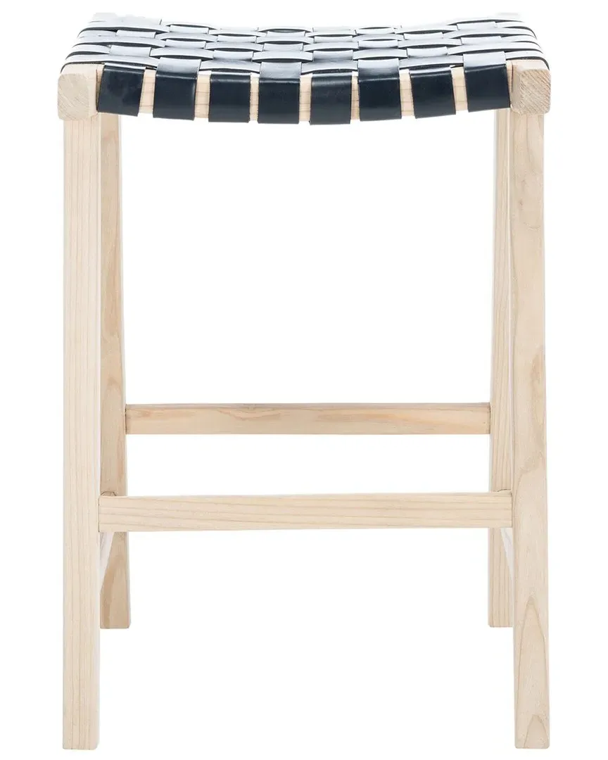 Abreu Counter Stool - Black, Sungkai image