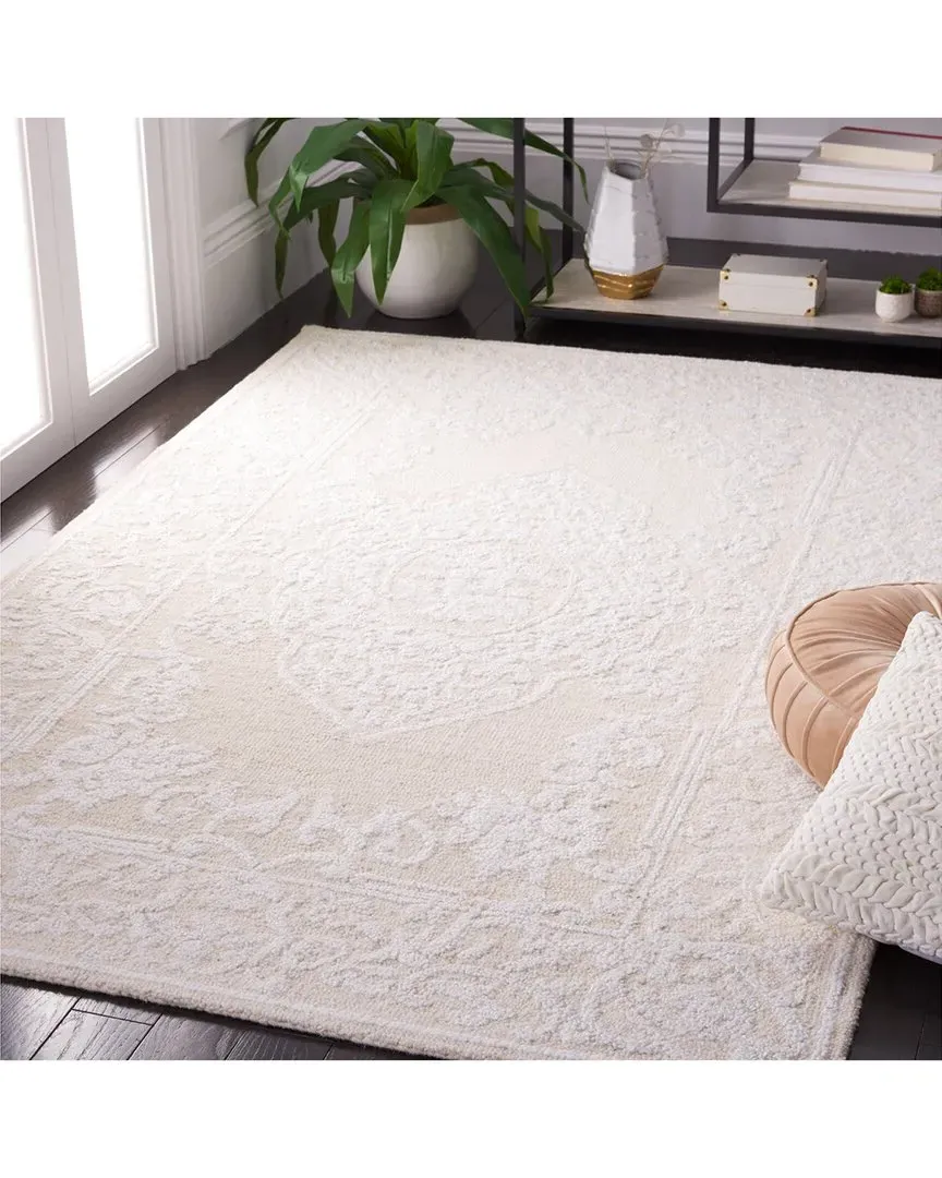 Abstract Desert Loom Hand-Tufted Rug - Ivory, Wool