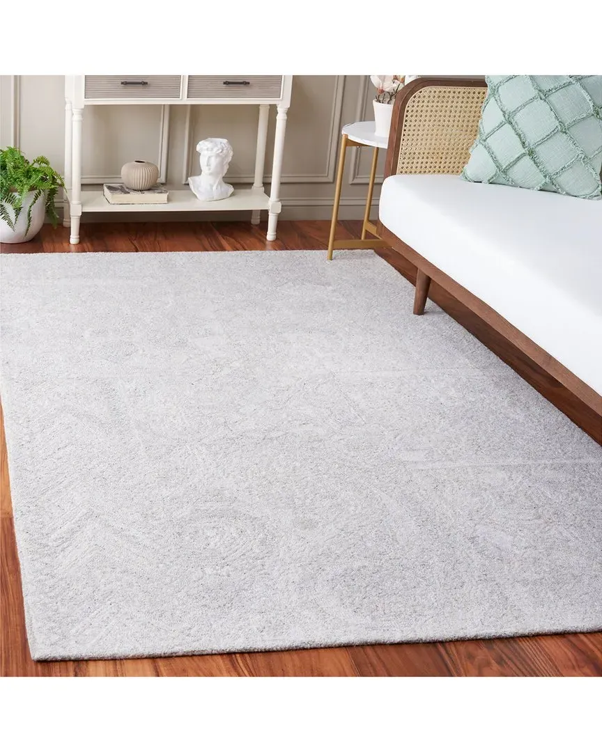 Abstract Ivorystone Manor Hand-Tufted Rug - Ivory, Polyester