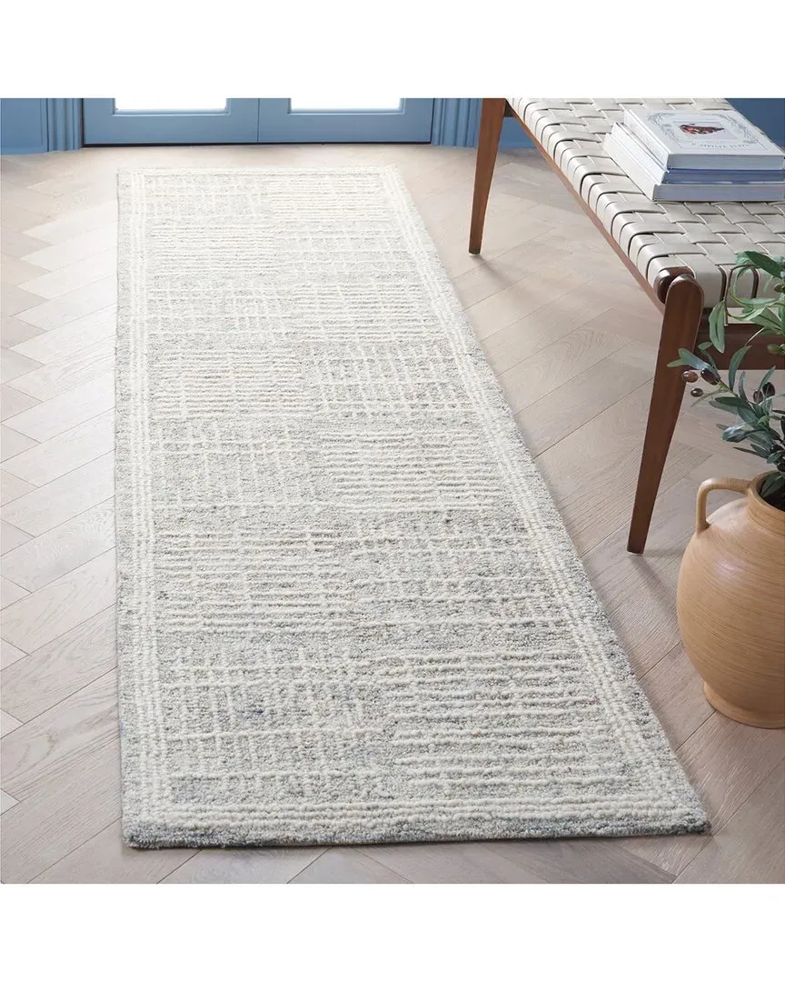 Abstract Loomcast Hand-Tufted Rug - Ivory, Wool