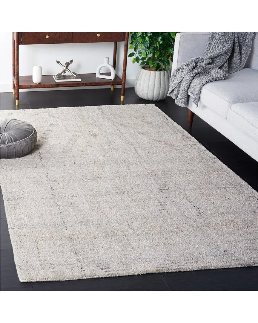 Abstract Serenna Hand-Tufted Rug - Grey, Polyester