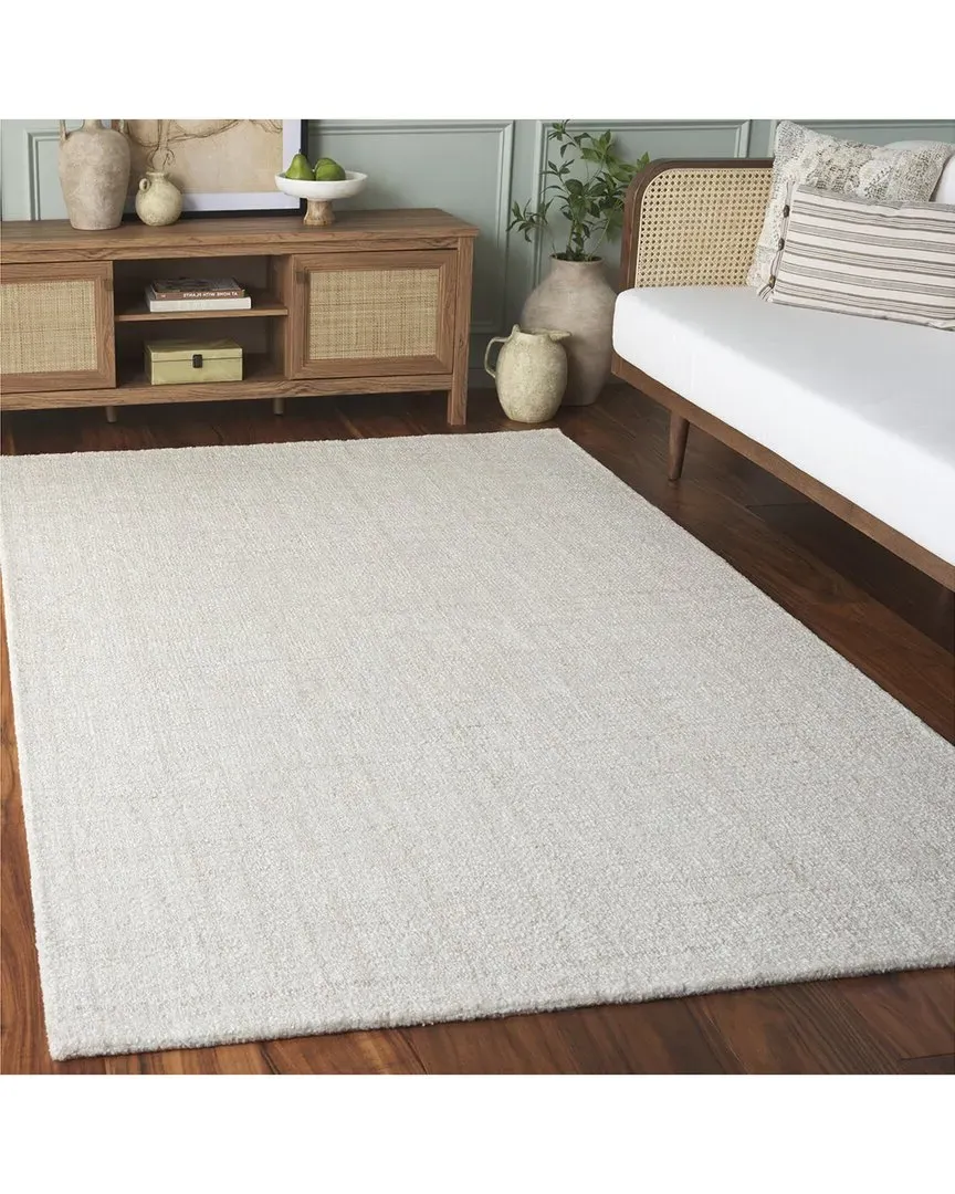 Abstract Sienna Loom Hand-Tufted Rug - Beige, Wool image