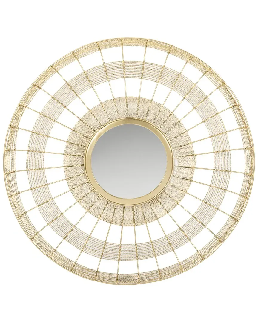 Acton Square Mirror - Brass image