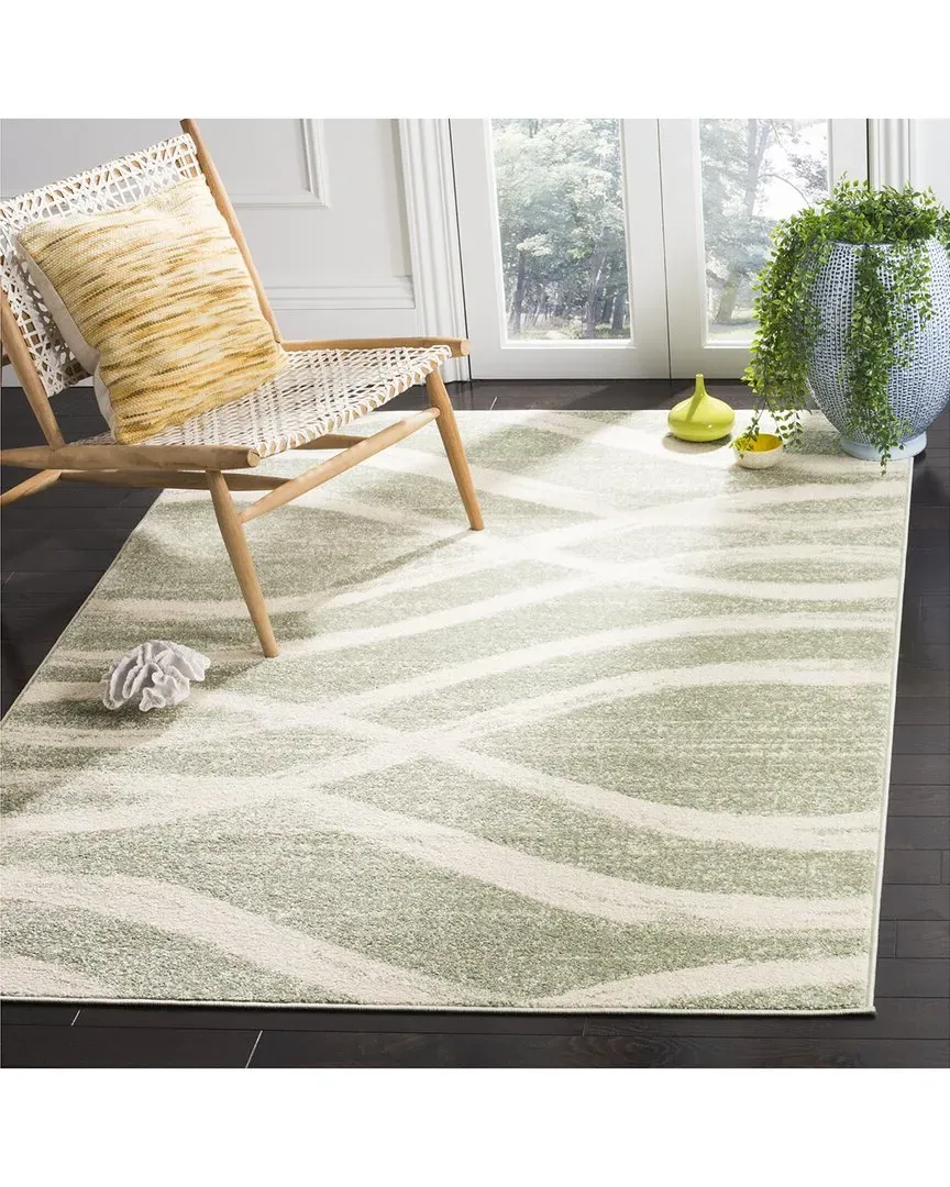 Adirondack Gradara Power Loomed Rug - Sage