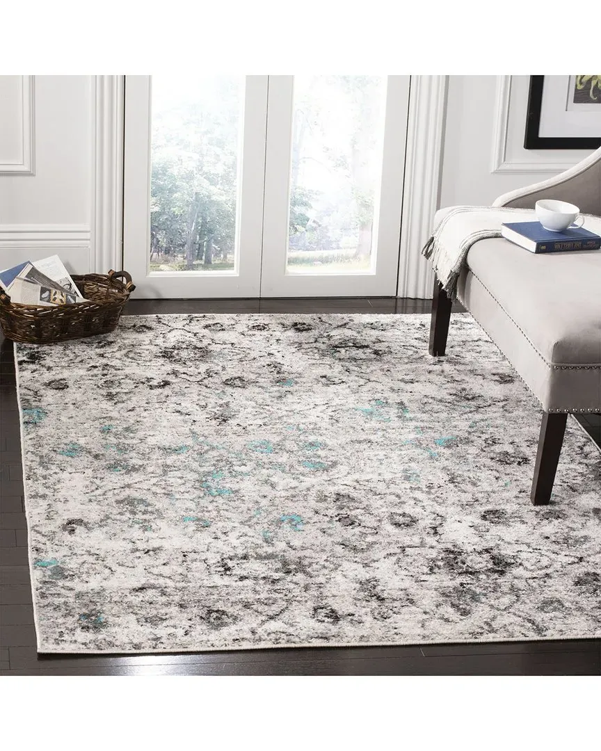 Adirondack Rustiva Power Loomed Rug - Grey