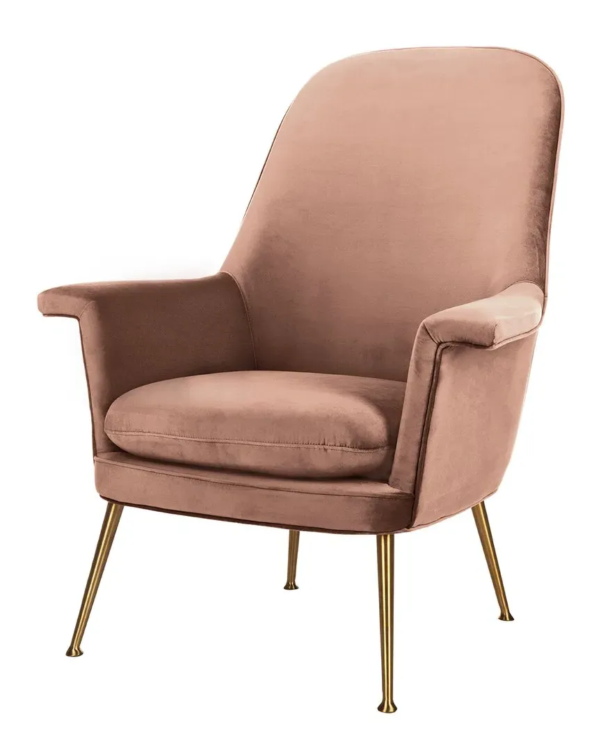 Aimee Velvet Arm Chair - Pink image