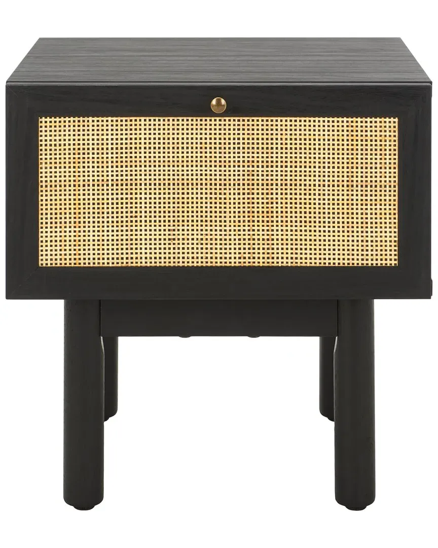 Aino 1-Drawer Nightstand - Black image