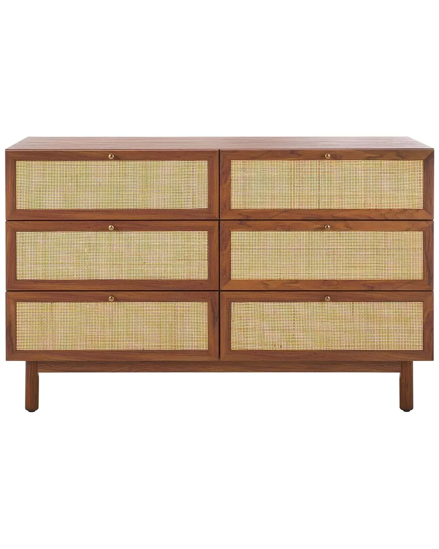 Aino 6-Drawer Dresser - Walnut