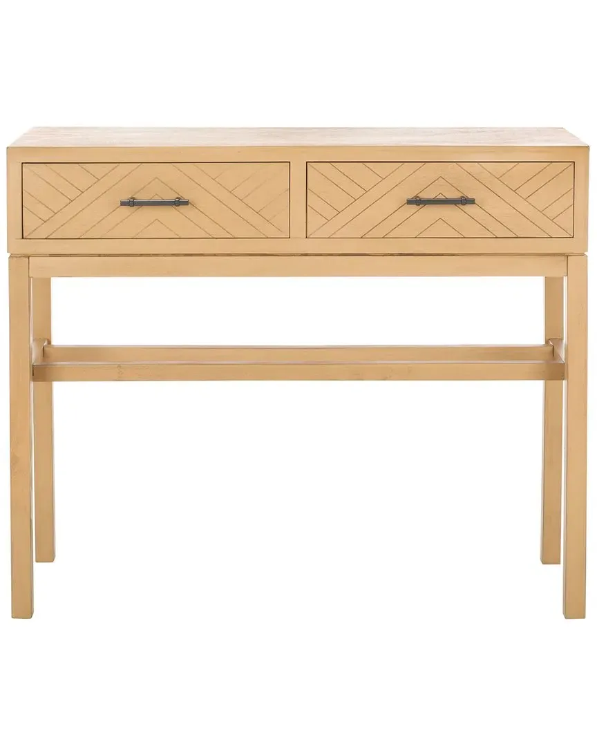 Ajana 2-Drawer Console Table - Brown, Pine image