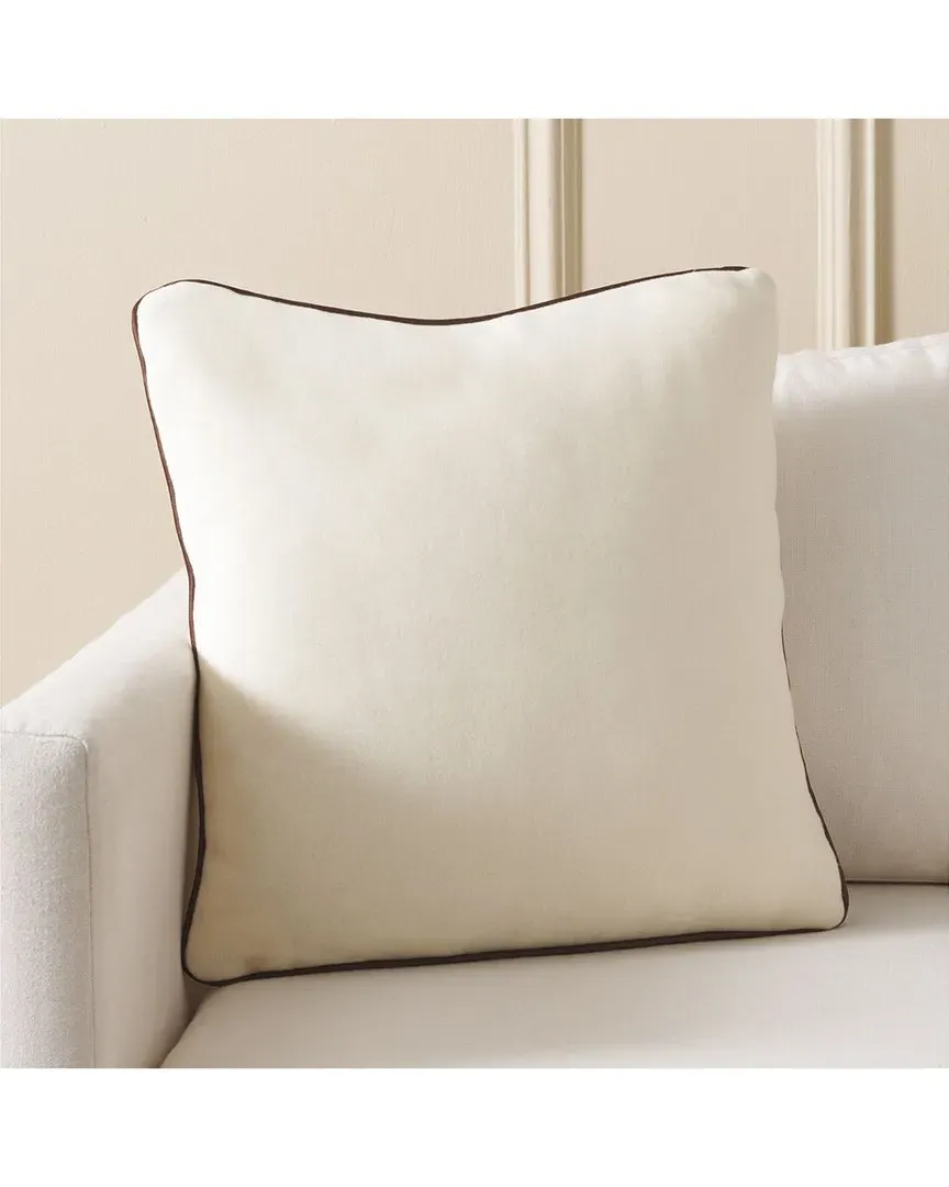 Alaia Square Pillow - Ivory, Wool image