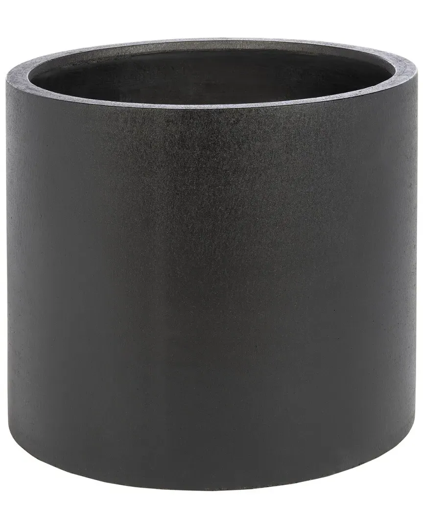 Alia Square Planter - Black, Concrete image
