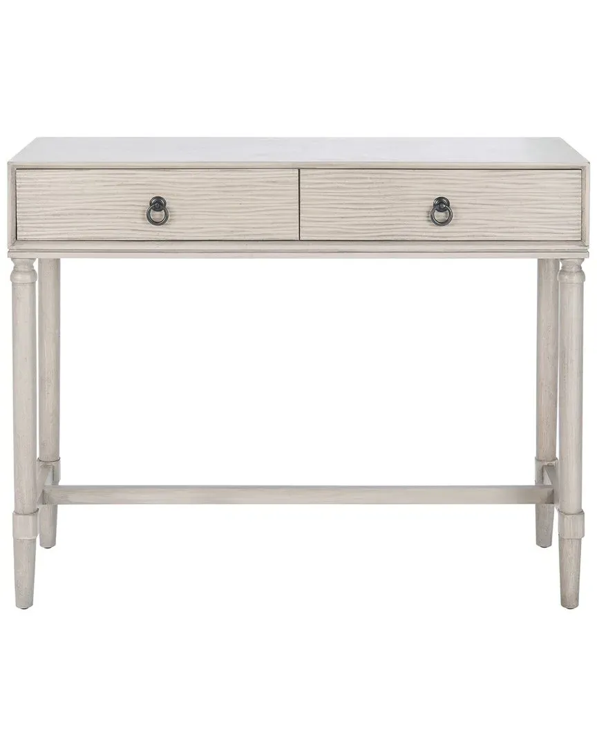 Aliyah 2-Drawer Console Table - Grey, Pine