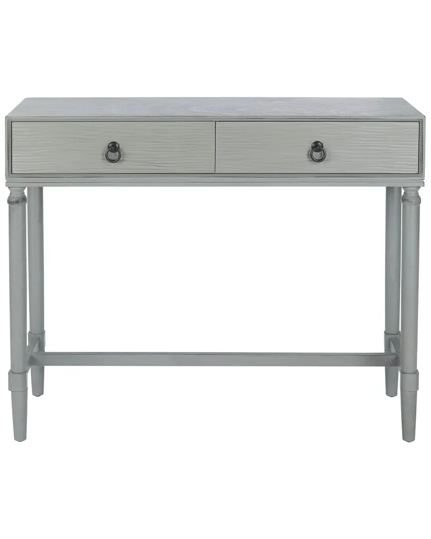 Aliyah 2-Drawer Console Table - Grey, Pine image