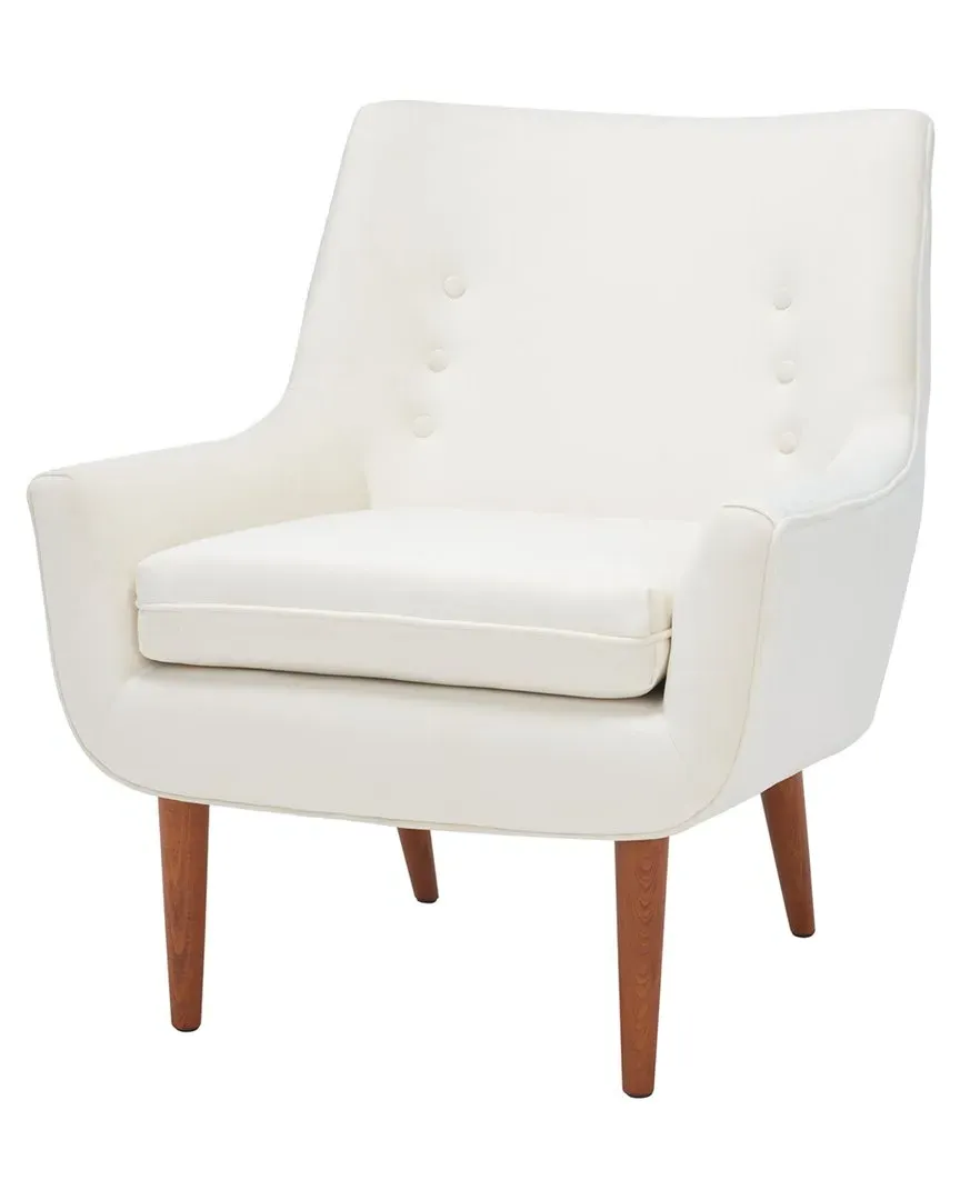 Amina Accent Chair - Cream, Velvet image