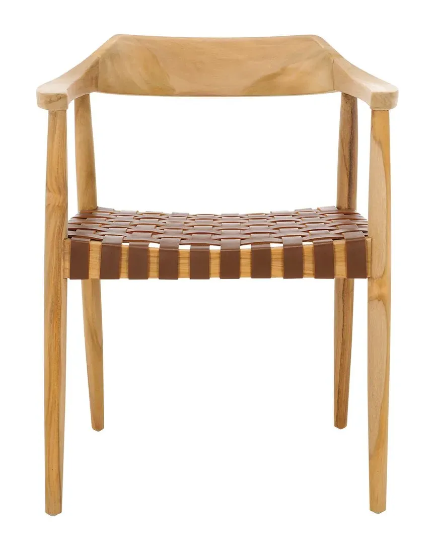 Amycus Accent Chair - Light Honey, Leather