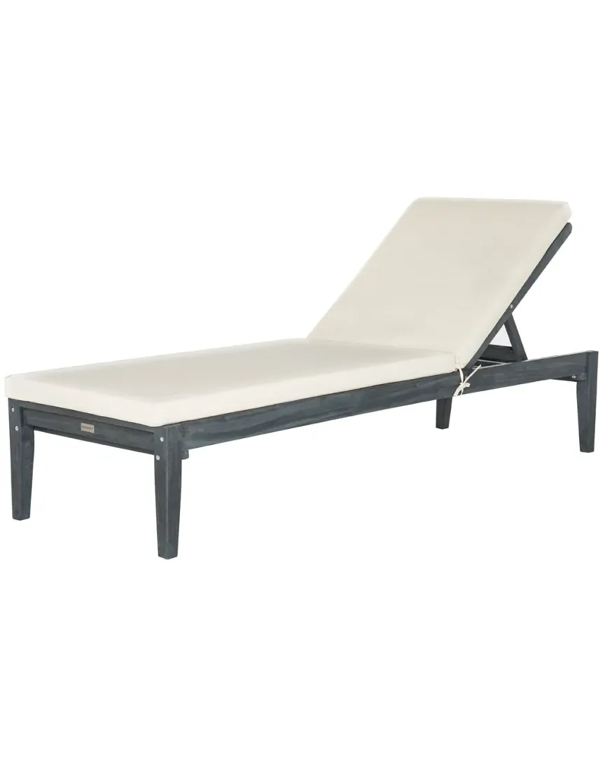Arcata Outdoor Sunlounger - Ash Grey, Acacia
