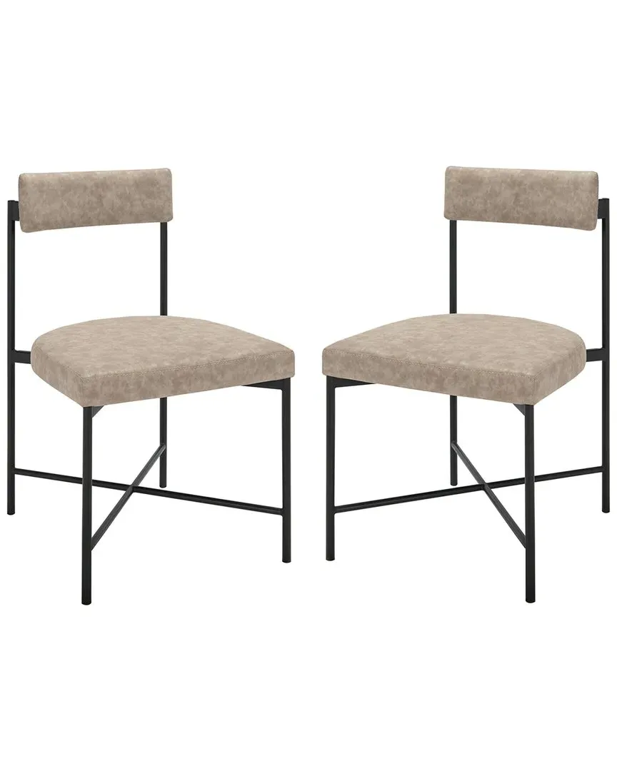 Archer Set of 2 Dining Chairs - Grey