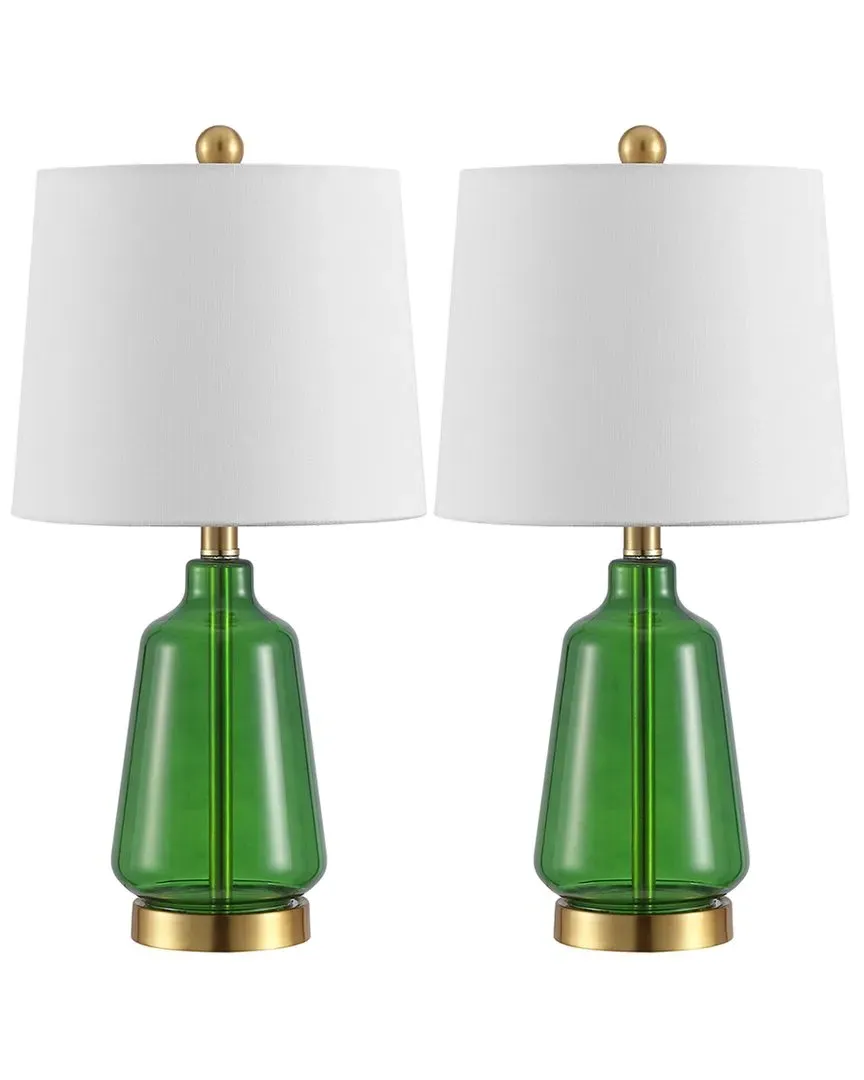 Aren Table Lamp - Green, Glass image