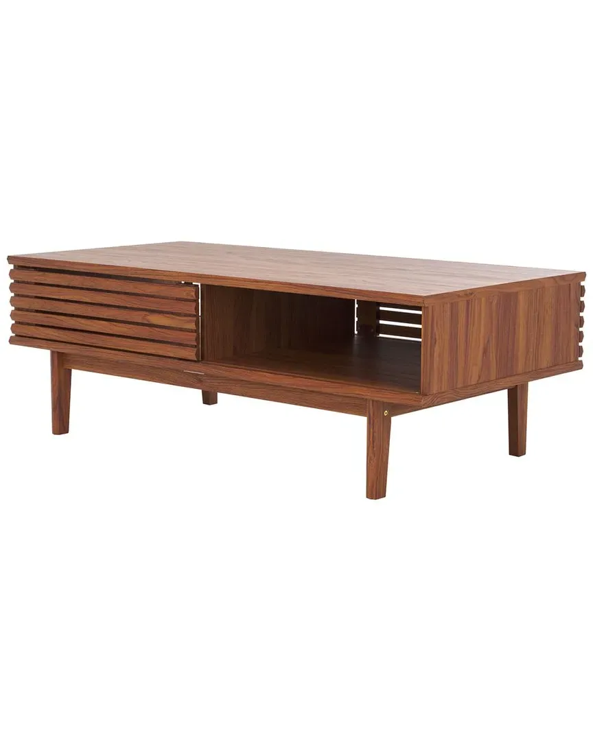 Aricia 2-Door Coffee Table - Walnut image