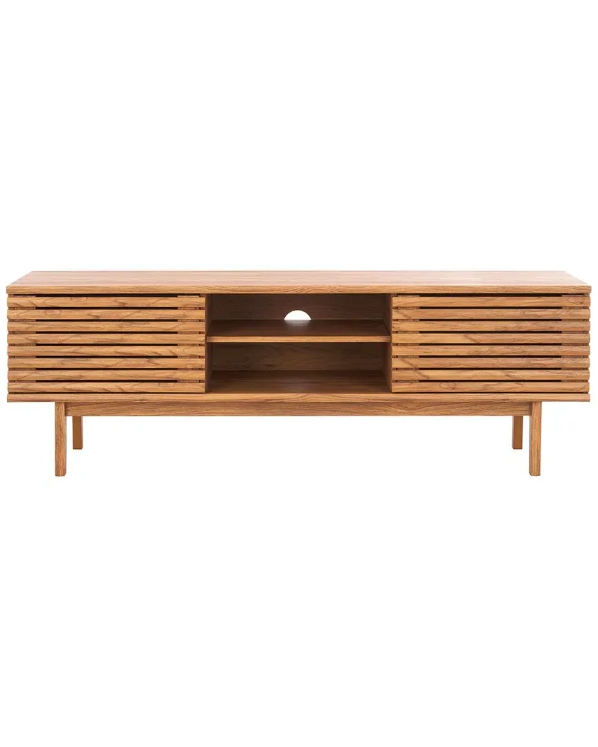 Aricia Large 2-Door Media Stand - Oak