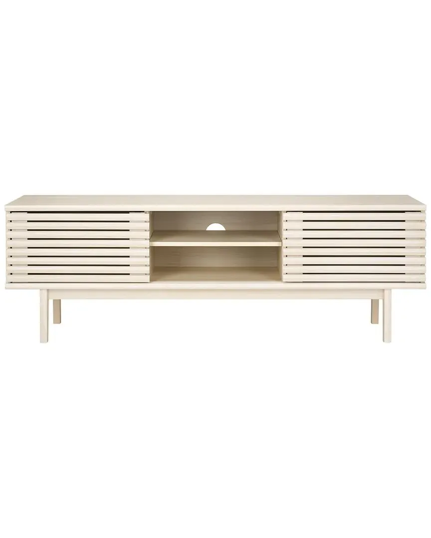 Aricia Large 2-Door Media Stand - White